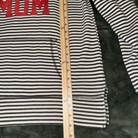 Altar’d State Striped Long Sleeve Top Dog Mom Size Small Hoodie Casual Wear Cozy - Picture 8 of 9